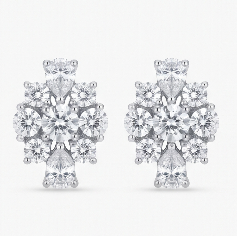 Zircon Stud Earrings