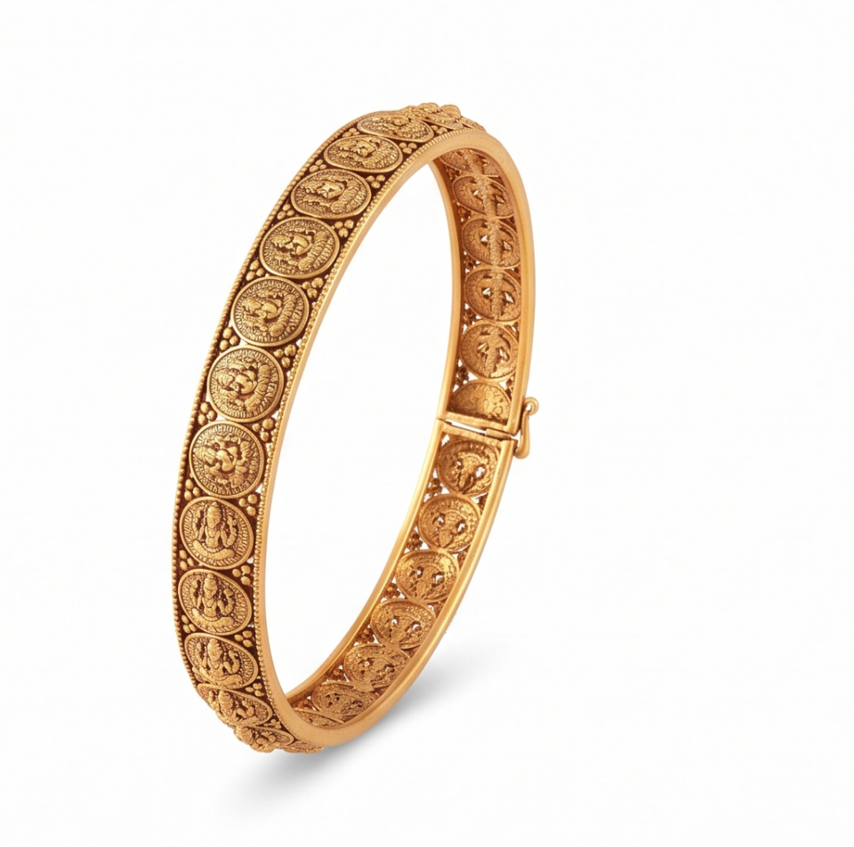 Temple Coin Bangle