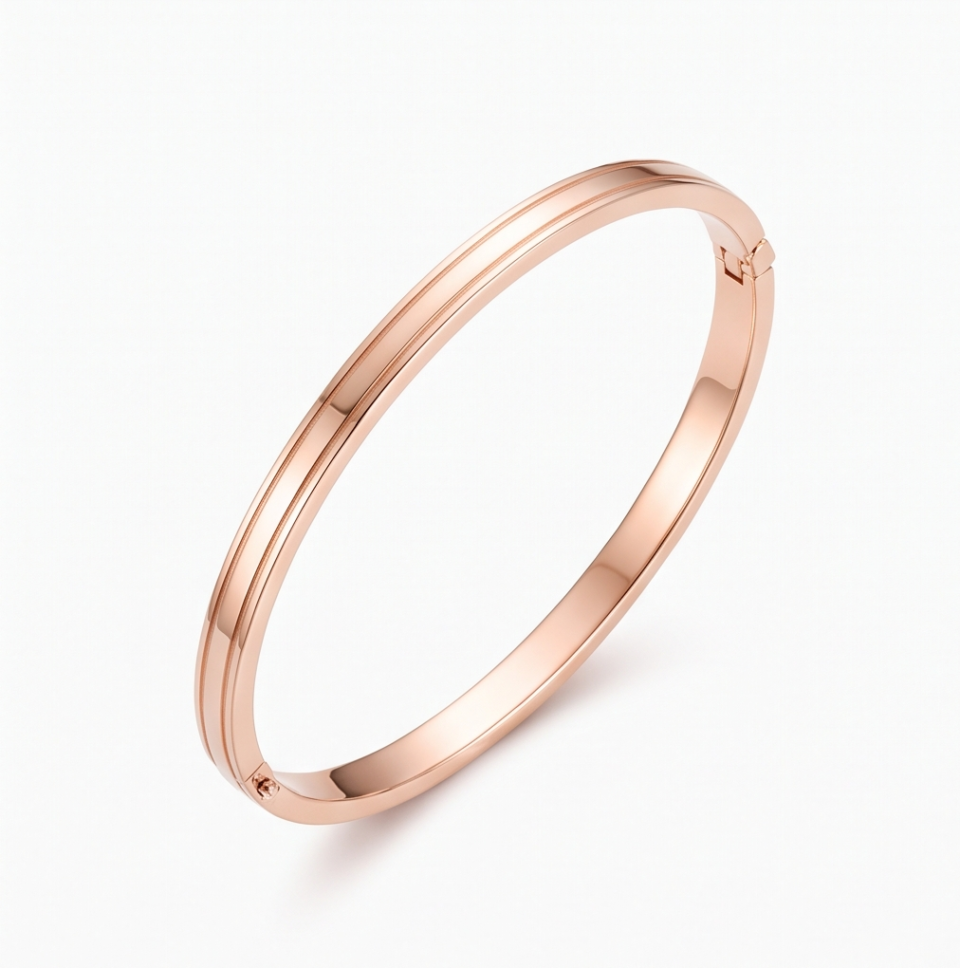 Rose Gold Plated Bangle