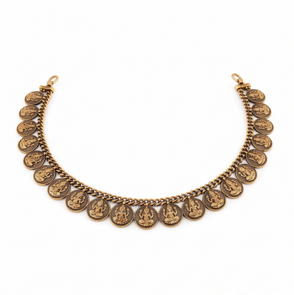 Temple Coin Anklet
