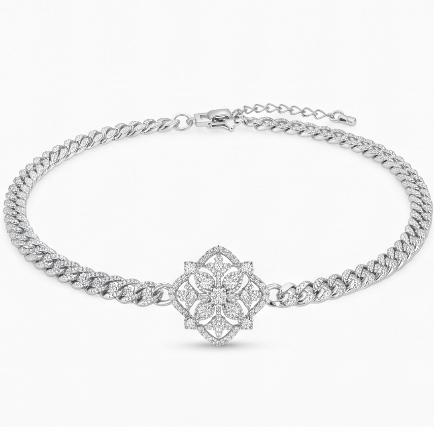 Zircon Studded Anklet